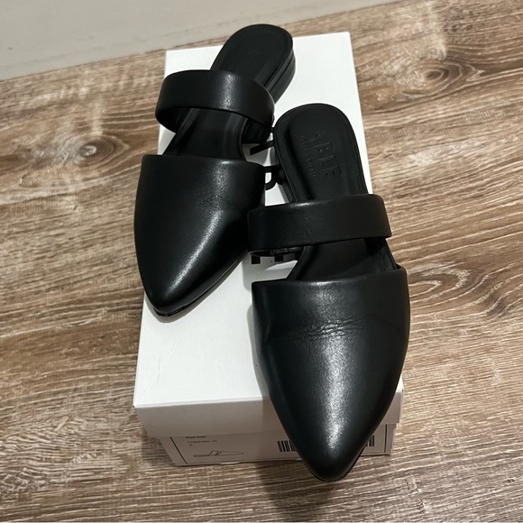 Able Joselyn Mules black leather - Picture 4 of 7